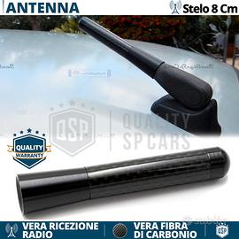 Antenna corta 8cm per FIAT in FIBRA DI CARBONIO