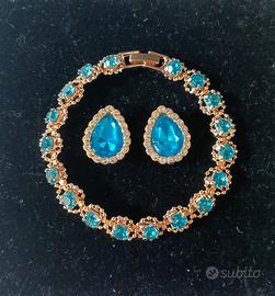 Bracciale Tennis Flower Gold 