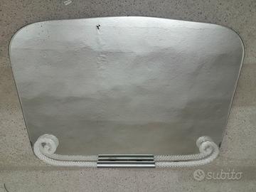 Specchio Antico Vintage inserti in vetro Torchon