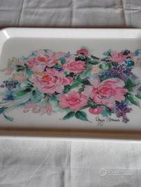 Vassoio di Melamina con Rose