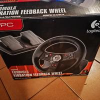 Logitech formula vibration feedback wheel