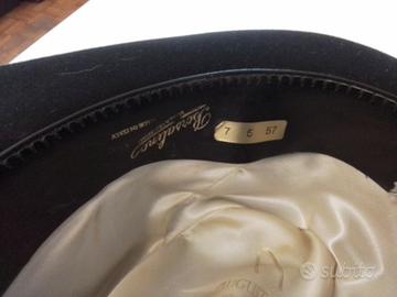 Cappello nero Borsalino