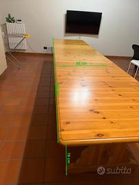 tavolo in legno da taverna
