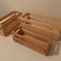 N.7 portavasi in legno NUOVI