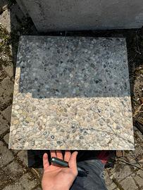 piastre in cemento lavato