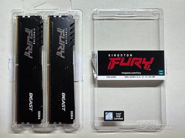 RAM Kingston Fury Beast 32GB (4x8GB) DDR4 3200MHz 