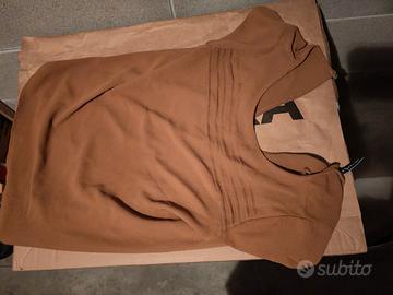 Maglietta marrone taglia S 
