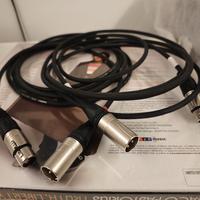 COPPIA CAVI BILANCIATI XLR DA 3MT NEUTRIK 