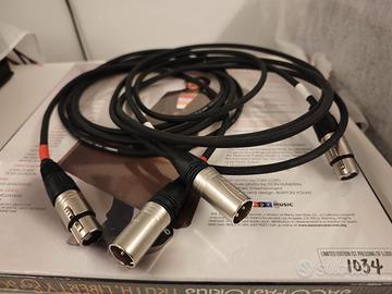 COPPIA CAVI BILANCIATI XLR DA 3MT NEUTRIK 