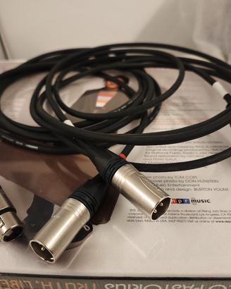 COPPIA CAVI BILANCIATI XLR DA 3MT NEUTRIK 