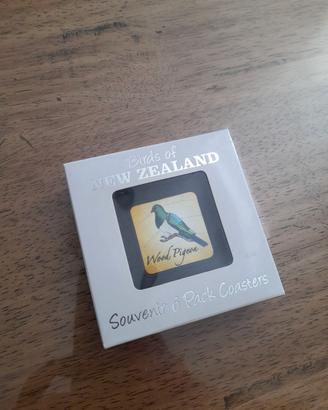Set 6 Sottobicchieri Birds of New Zealand