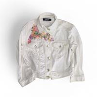 Giacca Versace JC denim donna con fregi