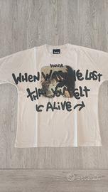 Maglietta Disclaimer beige da uomo
