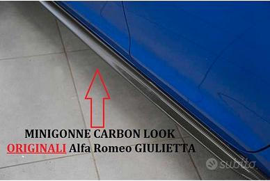 Minigonna destra carbon look originale Alfa Romeo 