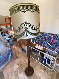 Lampada d'antiquariato, 3 lampadine, 2 switch
