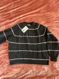 Maglione a righe Pull&Bear taglia L