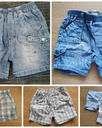 Pantaloncini varie taglie da 1 a 24 mesi