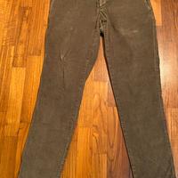 David Mayer Naman pantaloni uomo verde tg. 46 