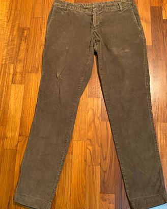 David Mayer Naman pantaloni uomo verde tg. 46 