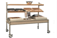 Carrello buffet su ruote