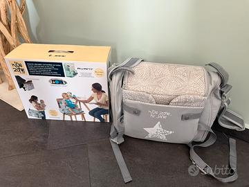 Borsa portapappa/seggiolone portatile