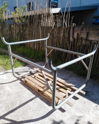 Portapali/portapannelli per cassone pic up zincato