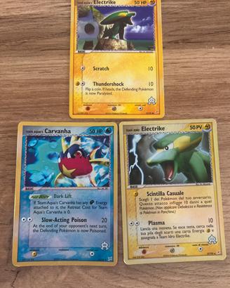 Carte pokemon vintage