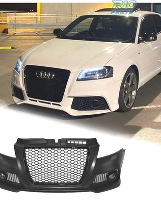 PARAURTI ANTERIORE AUDI A3 8P 08-12 LOOK RS3 PDC