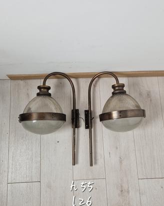 coppia Applique sergio mazza anni 60