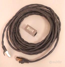 Cavo 5 mt Ethernet HAMA Cat5E + Accoppiatore Cat6E