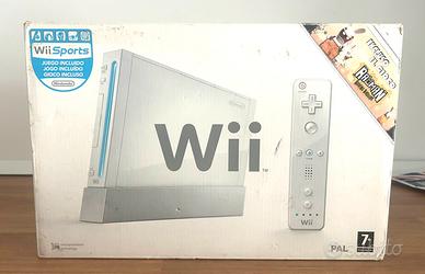 Nintenfo Wii scatola originale 2 manubri 3 jostick