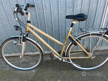 Bici city bike da donna ruota larga