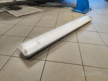 4 pcs. Plafoniere 3F Linda Inox 2x36