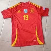 Maglietta di calcio Spagna di Lamine Yamal 