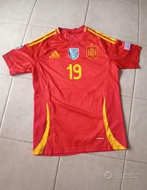 Maglietta di calcio Spagna di Lamine Yamal 