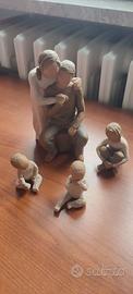 Statuetta Willow Tree "io e te" + bambini