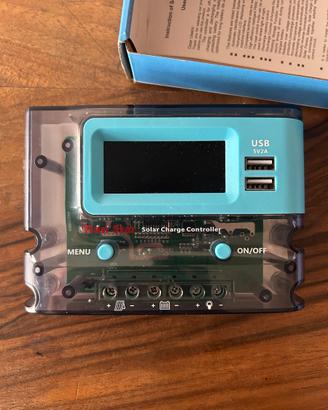 Regolatore di carica solare 30A 12V/24V