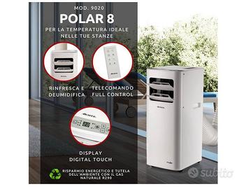 Condizionatore Portatile Ariete 9020 Polar 8 1000W