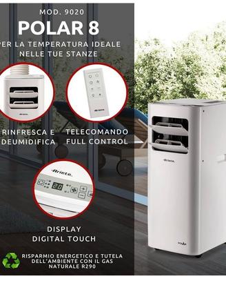 Condizionatore Portatile Ariete 9020 Polar 8 1000W