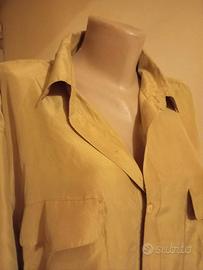 camicia oversize seta naturale M/L/XL