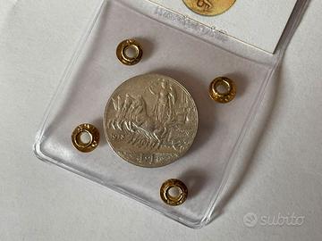 1 Lira 1913 Quadriga Veloce Argento SPL