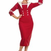 Tubino rosso COLLECTIF Sailor