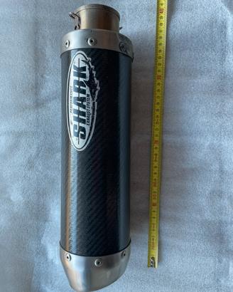 Terminale moto carbonio