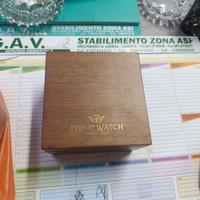 scatola Philip Watch per orologi in legno 