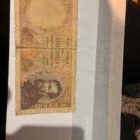 Banconota 10000 lire Michelangelo