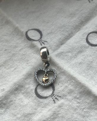 Pandora charm Originale Pendente Due Cuori