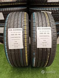 2 gomme 195 55 16 continental RIF598