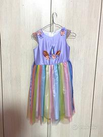Vestito di carnevale da principessa unicorno