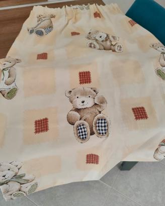 Tenda per cameretta tema orsetti