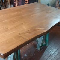 Tavolo Piano in legno di Castagno 170 x 90 x 5 cm